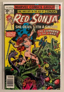 Red Sonja #4 Marvel 1st Series (7.0 FN/VF) Frank Thorne art (1977)