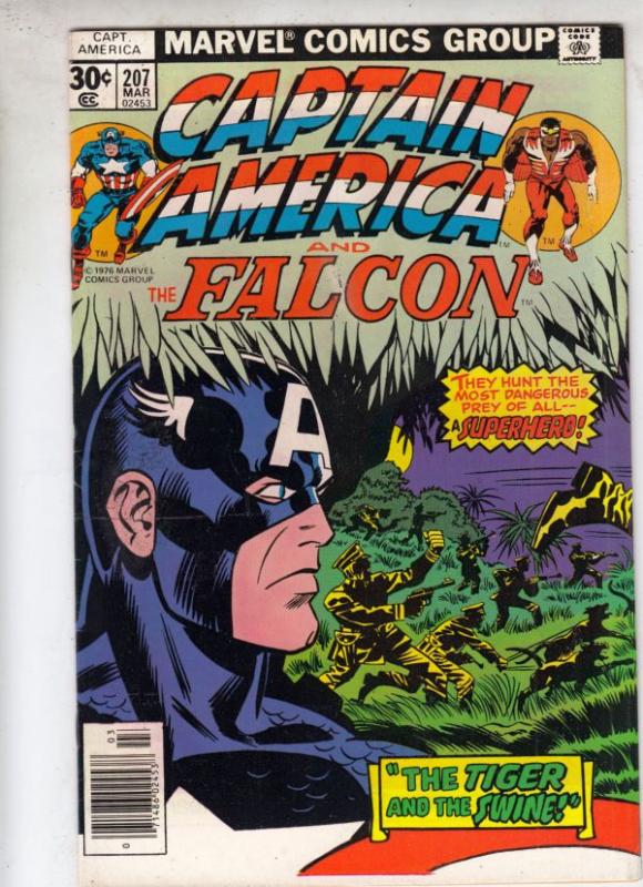 Captain America #207 (Mar-77) FN Mid-High-Grade Captain America