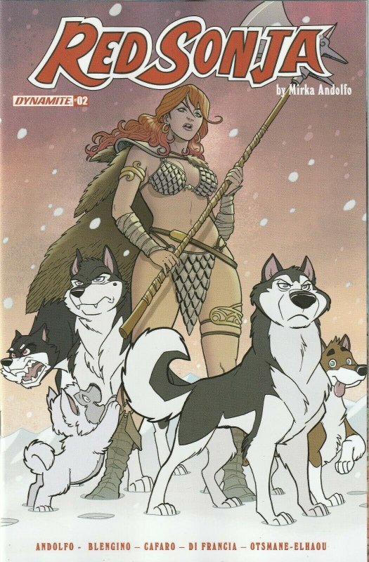 Red Sonja By Mirka Andolfo # 2 Stray Dogs FOC Variant Cover NM Dynamite [A9]