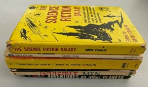 SciFi Anthologies lot all 5 different books (years vary) 