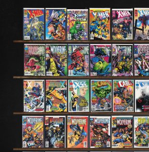 Huge Lot 150+ Comics with Wolverine, Fantastic Four, Cable, X-Force & More!