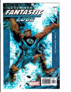 Lot of 6 Ultimate Fantastic Four Marvel Comic Books #1 3 4 5 6 7 BH28