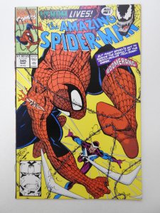 The Amazing Spider-Man #345 (1991) vs Venom! Beautiful NM- Condition!!