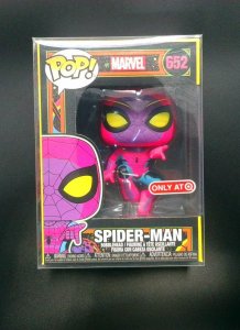 Funko Pop! Spider-Man #652, Marvel, Target Excl. Blacklight