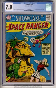 SHOWCASE #16 (DC 10/58) CGC 7.0 2ND APPEARANCE SPACE RANGER
