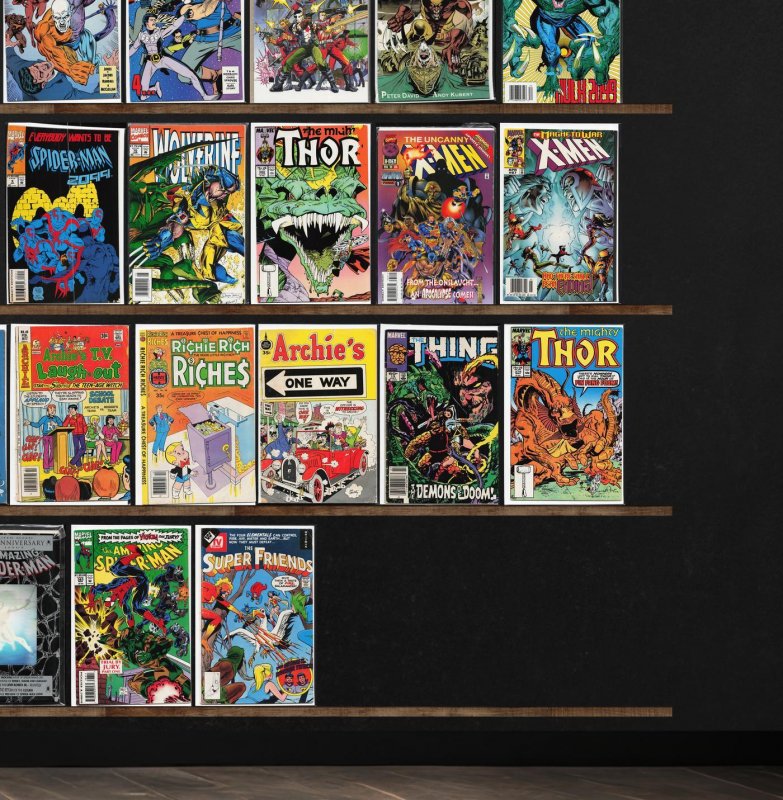 Huge Lot 130+ Comics with The Shadow, Ka Zar The Savage, Superman & More!