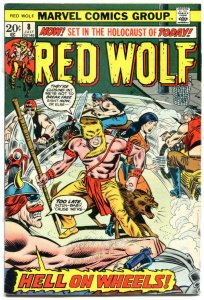 RED WOLF #1 and #8, FN, Western, Gunfights, Lobo, Indian avenger, 1972