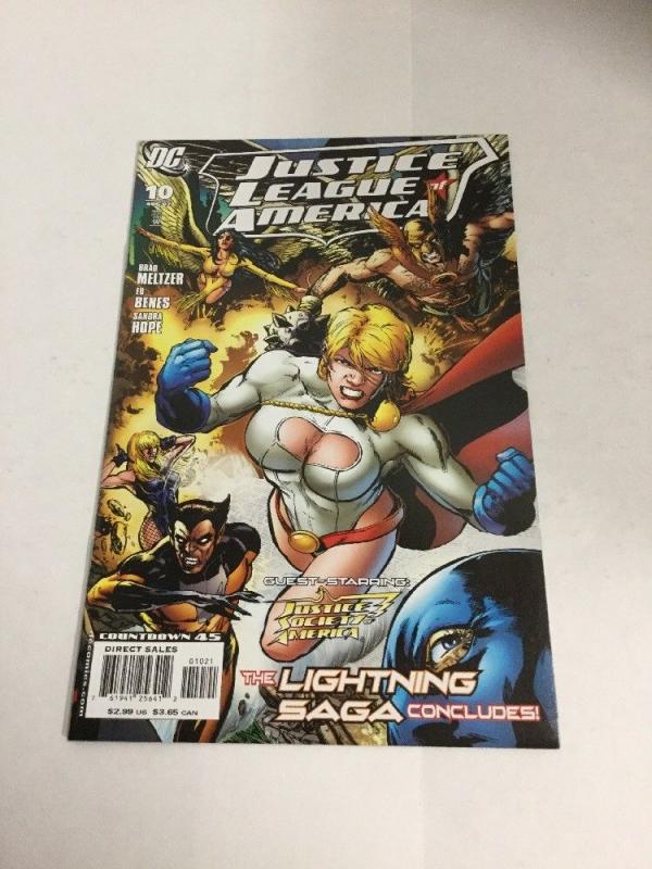 Justice League Of America 10 Variant Nm Near Mint DC Comics