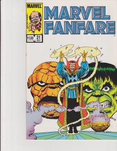 Marvel Fanfare #21 Marvel Comics