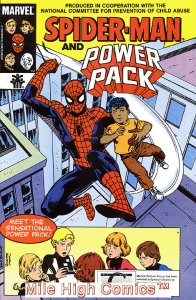 SPIDER-MAN, POWER PACK (1984 Series) #1 WE CARE Very Good Comics Book