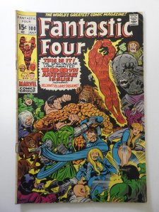 Fantastic Four #100 (1970) GD Condition centerfold detached