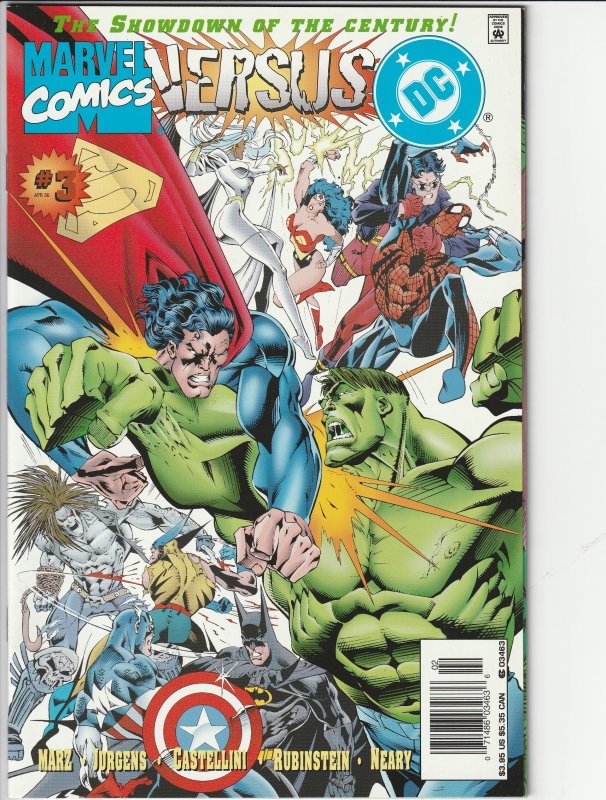 DC Versus Marvel #1-4(B) Newsstands (1996)  1  9.0   2  8.0    3  7.0    4  9.2