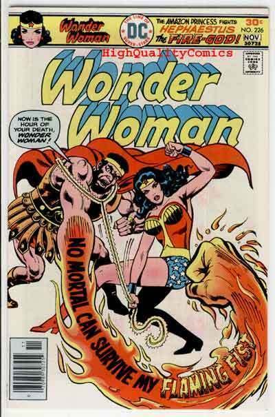 WONDER WOMAN #226, VF+, Flaming Fist, Hephaestus,1942, more WW in store