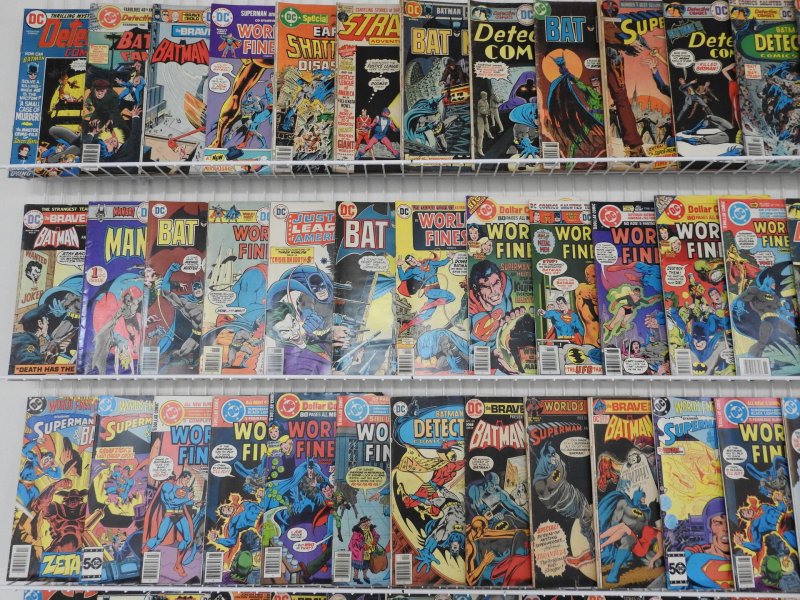 Huge Lot of 150+ Golden-Bronze Comics W/ Batman, World's Finest, Superman