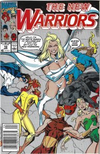 The New Warriors #7 through 10 Newsstand Edition (1991)