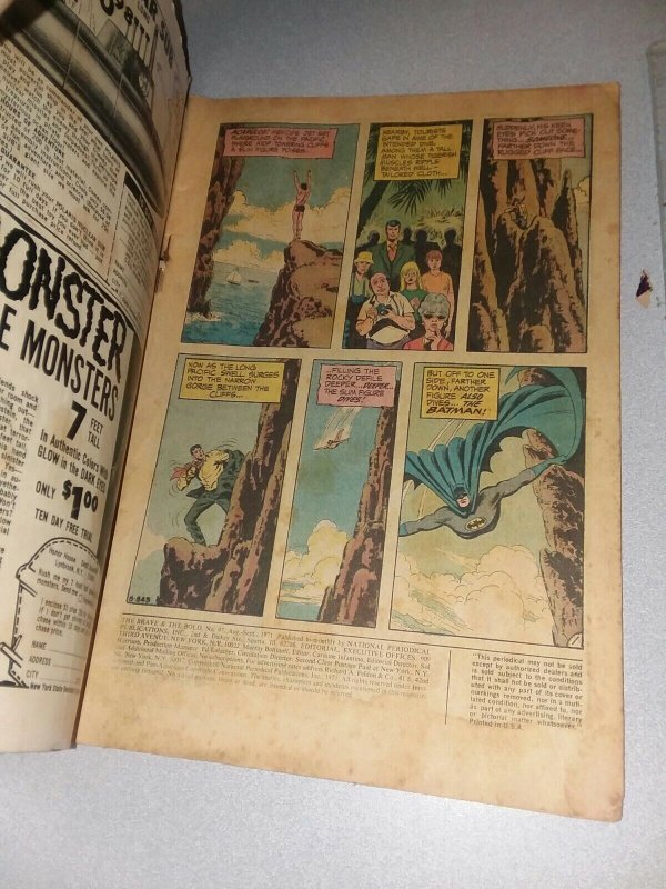 Brave and the Bold 97 Batman deadman origin staton art Bronze Age dc comics 1971