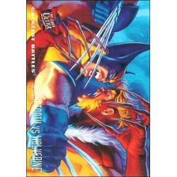 1995 Fleer Ultra X-Men SABRETOOTH VS WOLVERINE #139