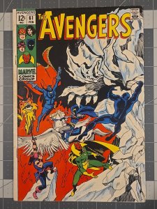 The Avengers #61 Surtur & Ymir Cover App (Marvel Comics Feb-1968) [2nd Copy]