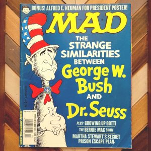 MAD Magazine #447 FN- (E.C. 2004) George W. Bush & Dr Seuss / Mort Drucker Cover