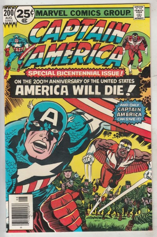 Captain America #200 (Aug-76) NM+ Super-High-Grade Captain America