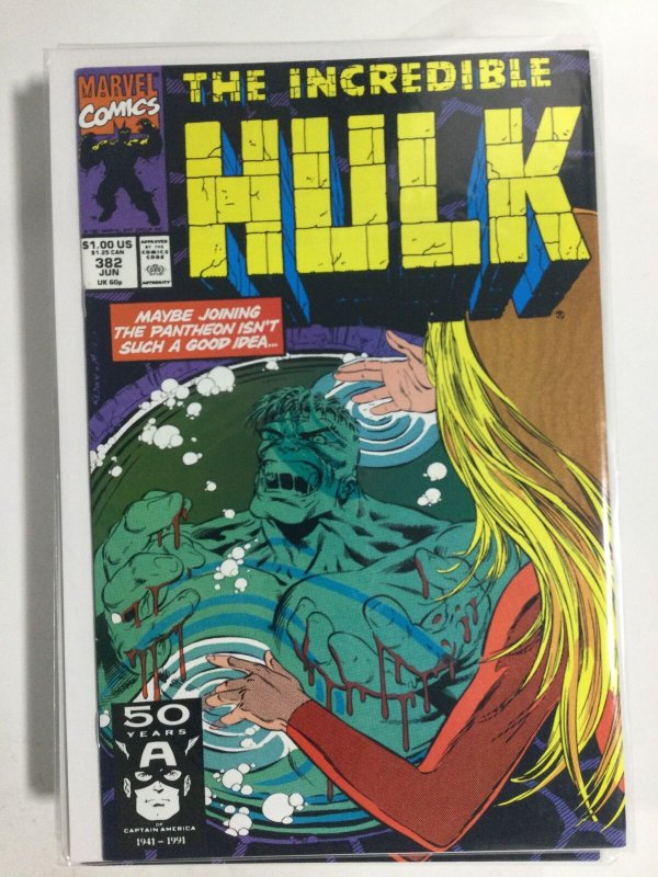 The Incredible Hulk #382 (1991) VF3B136 VERY FINE VF 8.0