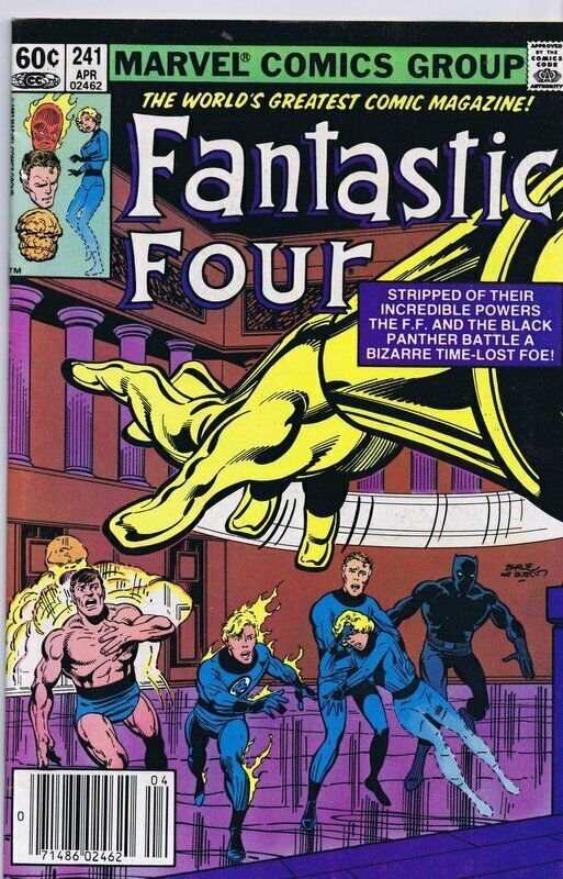 Fantastic Four #241 ORIGINAL Vintage 1982 Marvel Comics Newsstand Black Panther 