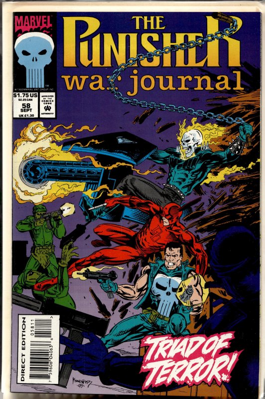 The Punisher War Journal #58 (1993) Punisher