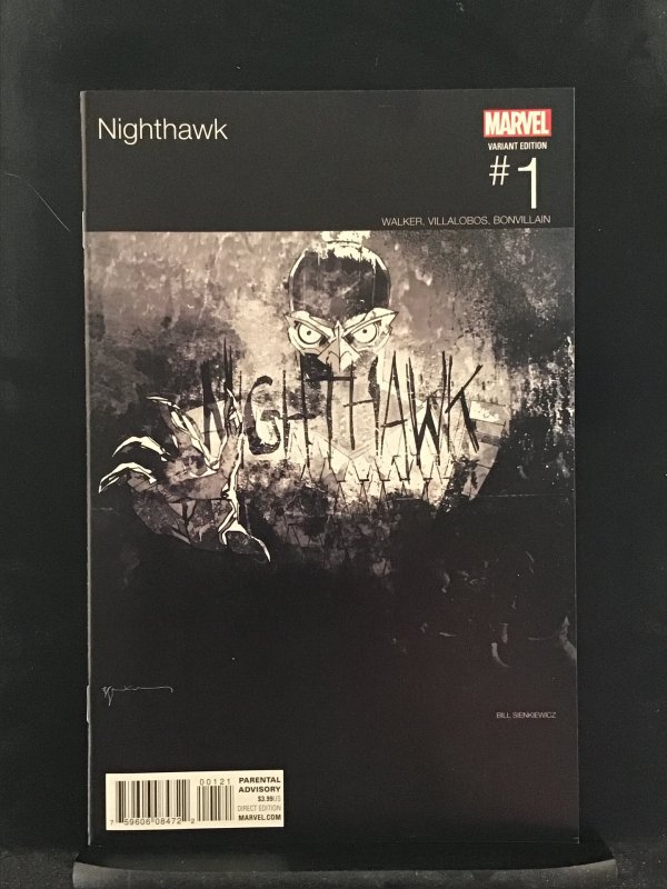 Nighthawk #1 Sienkiewicz Cover (2016)