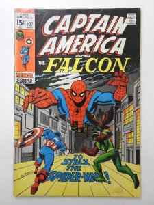 Captain America #137 (1971) To Stalk A Spider-Man! Sold VG Condition!
