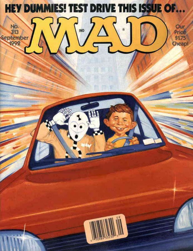 Mad #313 FN ; E.C | September 1992 Crash Test Dummies magazine