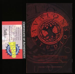 Stone the Awakening #1 VF- 7.5 Signed by Brian Haberlin with Wizard COA!