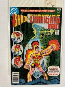 SHADE THE CHANGING MAN 1 VF+ JUNE 1977 DC COMICS Ditko still rocking