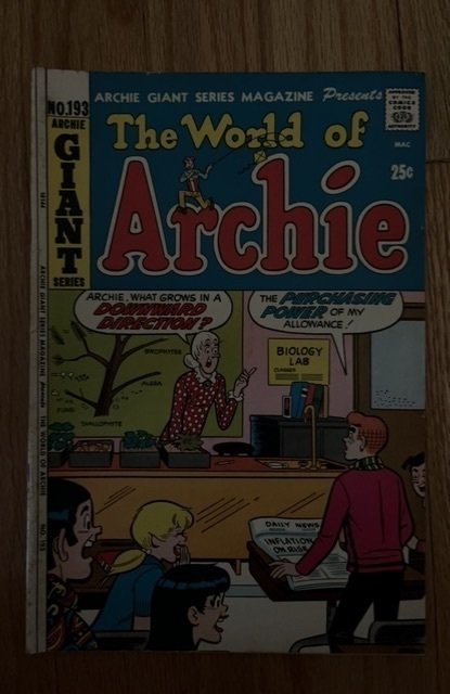 Archie Giant Series Magazine #193 (1972)