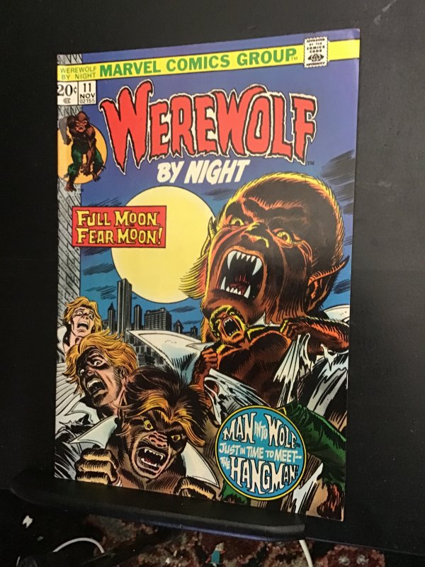 Werewolf by Night #11 (1973) midnight great transformation cover key! FN+ Wow