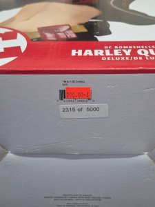 DC Collectibles DC Bombshells Harley Quinn 25 Statue 2315/5000 Riding Bomb