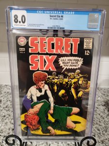 Secret Six 6 CGC 8.0