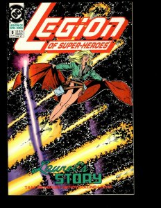 12 Legion Of Super-Heroes DC Comics #1 2 3 4 5 6 7 8 9 10 11 '90 Fantasy GK33