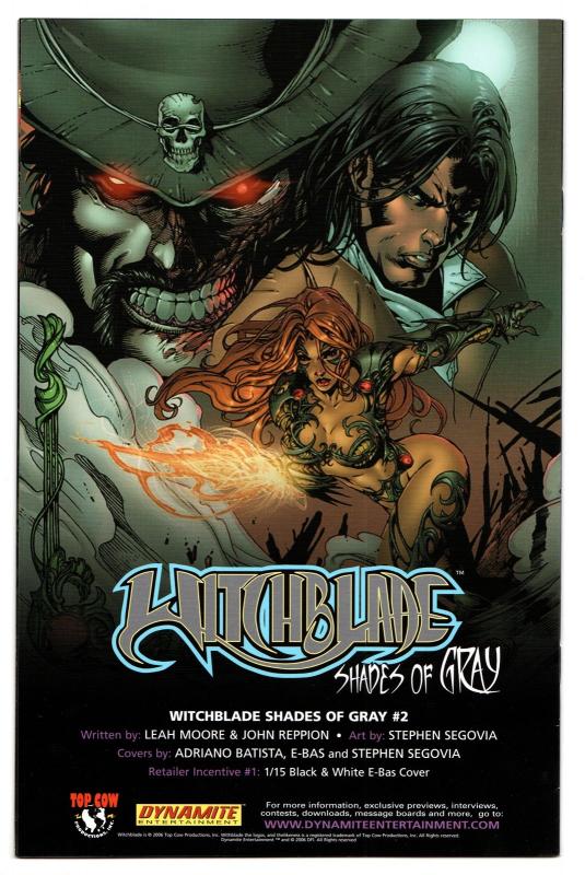 Witchblade Shades of Gray #1 (Dynamite, 2007) VF