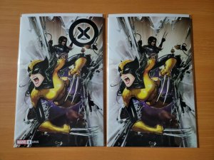 X-Men #1 Clayton Crain X-23 Trade Dress Virgin Variant Set ~ NEAR MINT NM ~ 2021