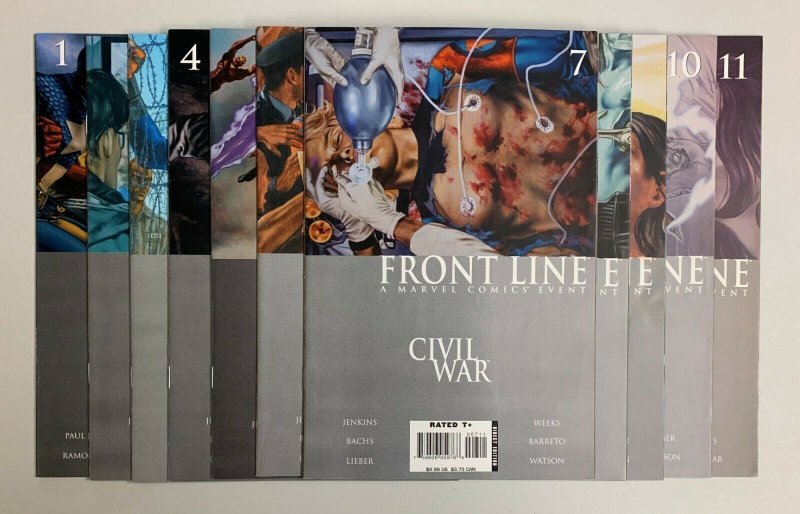 Civil War Front Line #1-11 Set (Marvel 2006) Paul Jenkins (7.0-9.0)