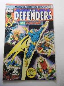 The Defenders #28 1st Full Appearance of Starhawk FN- Condition