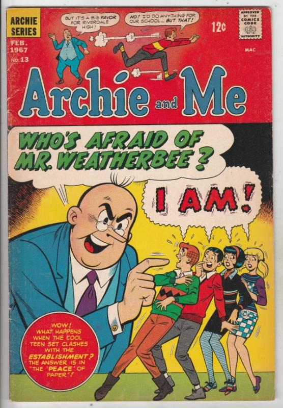 Archie and Me #13 (Feb-67) FN/VF Mid-High-Grade Archie