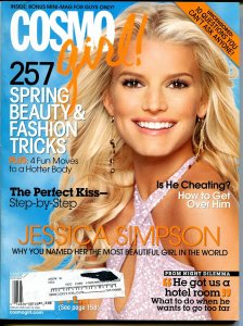 Cosmo Girl 5/2006-Jessica Simpson cover-the perfect kiss-fashion-beauty-FN/VF