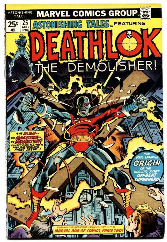 Astonishing Tales #25 1975- 1st Appearance Deathlok  -VF- Comic book