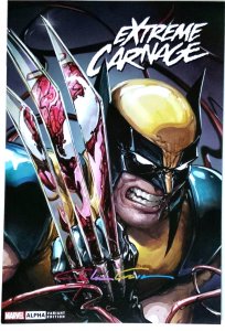 EXTREME CARNAGE ALPHA 1 CLAYTON CRAIN TRADE VARIANT HULK 340 RAINBOW SIGNED COA