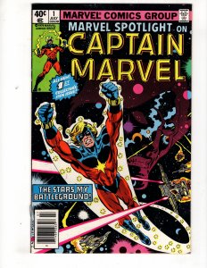 Marvel Spotlight #1 (1979)  CAPTAIN MARVEL Bronze Age Marvel / ID#414