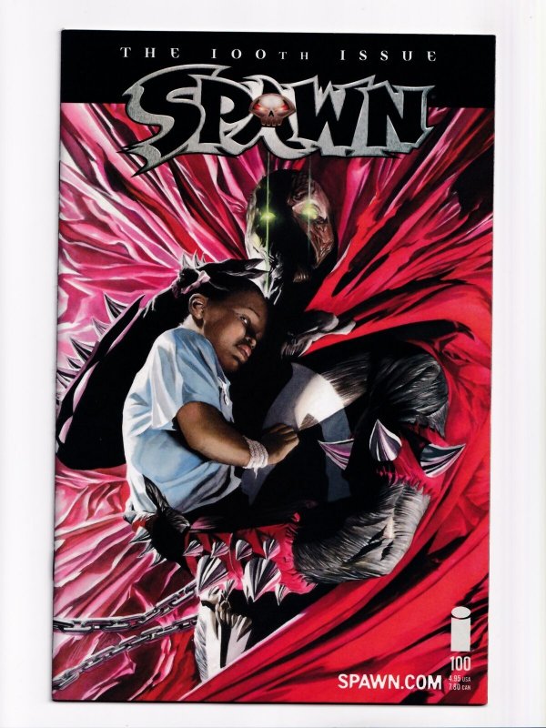 Spawn #100 Image Comics 2000 Sharp Copy NM Alex Ross Variant Cover 