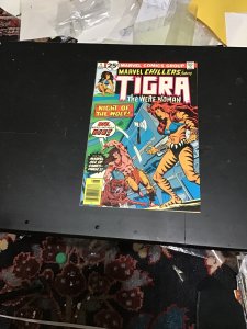 Marvel Chillers #6 (1976)  4th solo Tigra! Red Wolf! High-grade! VF/NM Wow!