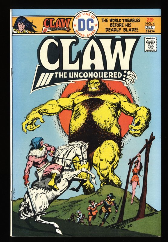 Claw the Unconquered #4 NM- 9.2