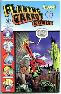 FLAMING CARROT Annual #1, NM, Signed Bob Burden, 1997, MysteryMen, more in store 